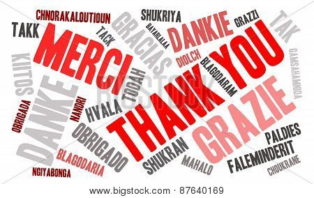 Thank You Word Cloud