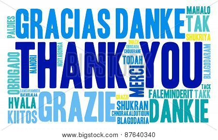Thank You Word Cloud