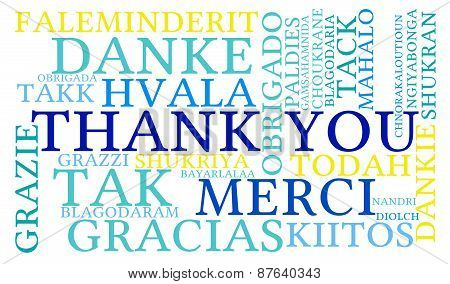 Thank You Word Cloud