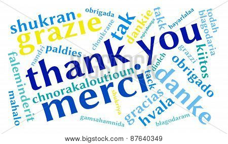Thank You Word Cloud