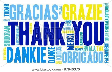 Thank You Word Cloud