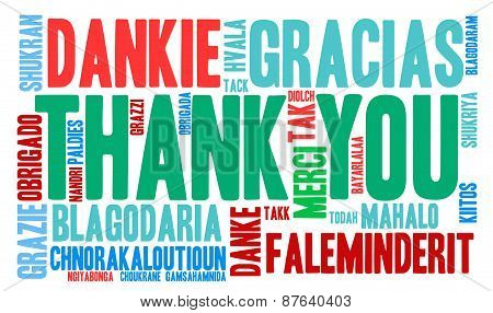 Thank You Word Cloud