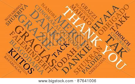 Thank You Word Cloud
