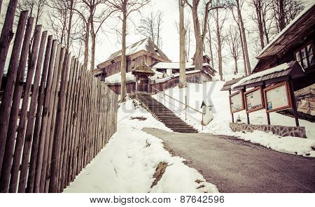 Wooden Church At Lestiny, Slovakia