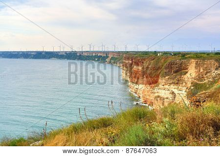 Bulgaria, Black Sea. Coastal Landscape. Kaliakra Headland