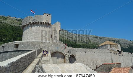 Dubrovnik City wall Minceta Fortress