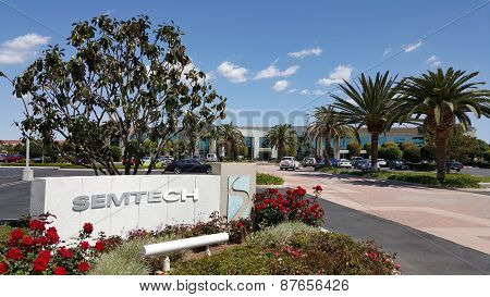 Headquarter office of Semtech, CA