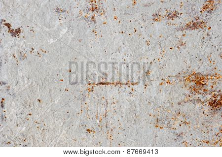 metal rust surface of concrete mixer