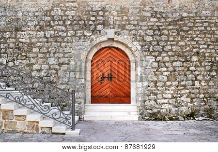 Ancient Entrance To The Historical Building Of The Citadel In Th