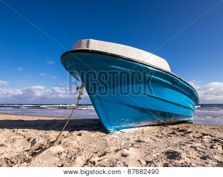 Fishing Boat On The Beach Of Bansin