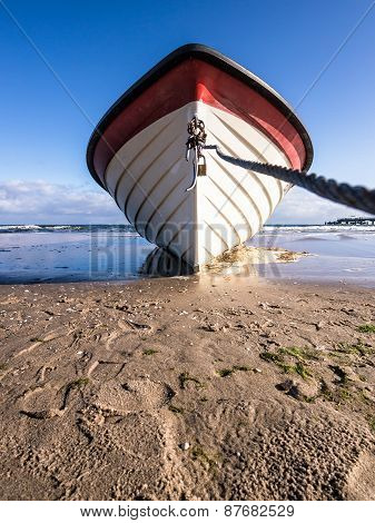 Fishing Boat On The Beach Of Bansin