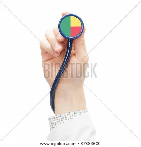 Stethoscope With National Flag Series - Benin