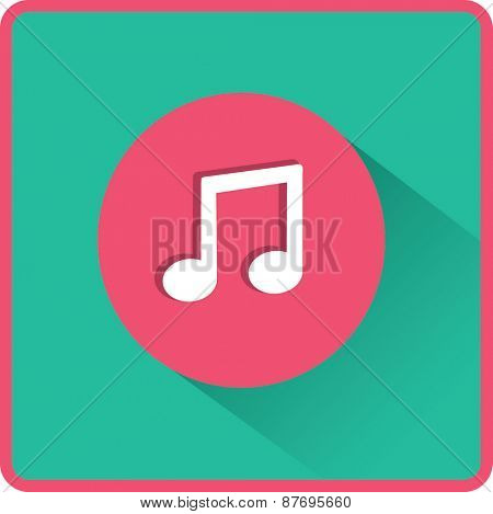 Stock Vector Illustration:  Flat Vector Note icon