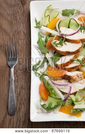 Spiced-rubbed Turkey Breast With Salad