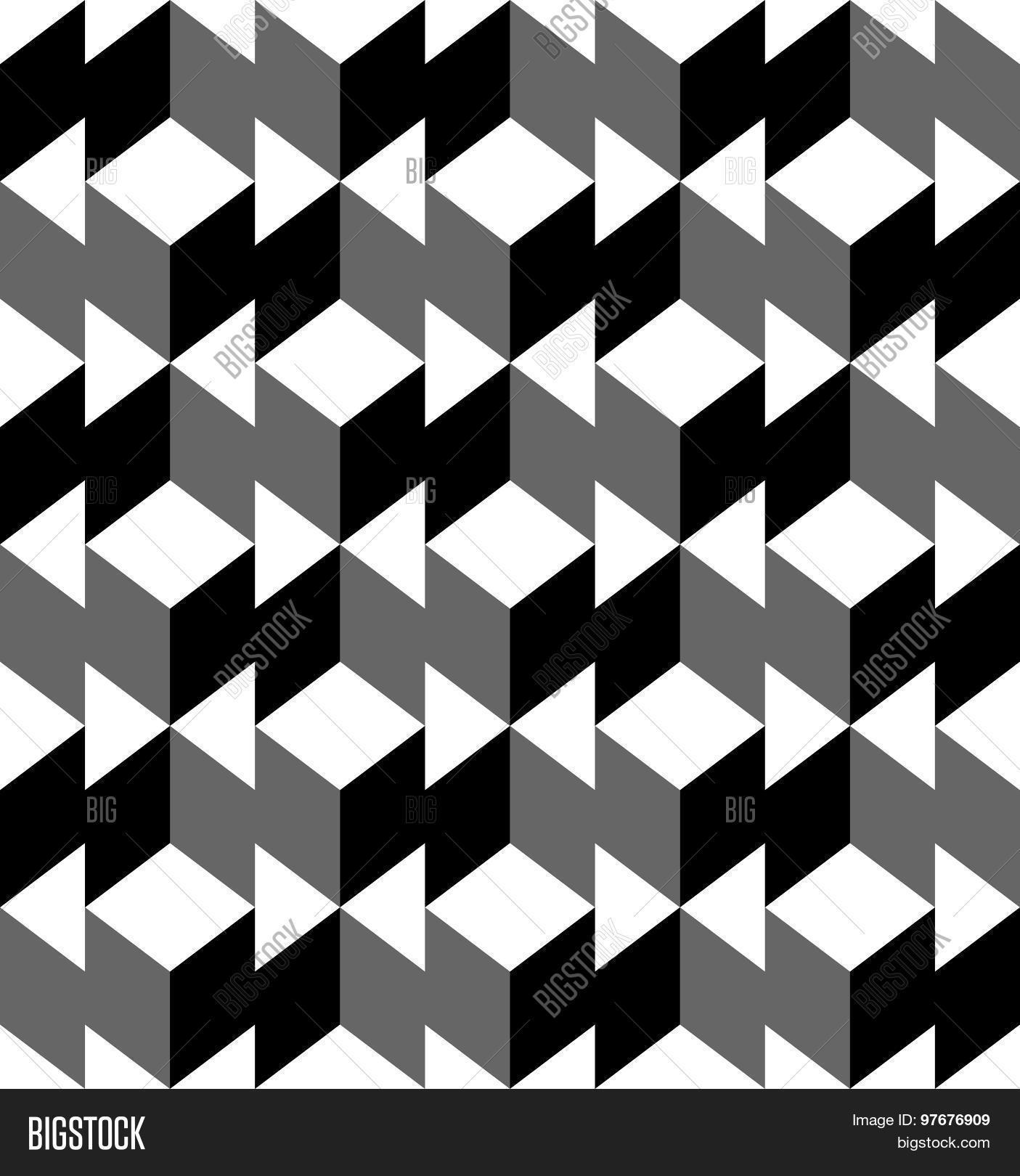 Black White Geometric Vector & Photo (Free Trial) Bigstock