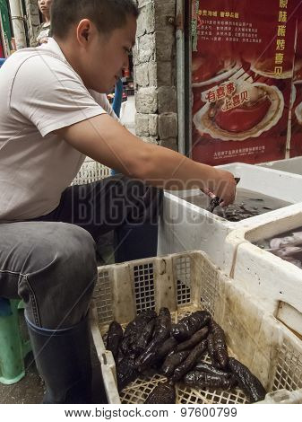 Food Market In Chengdu, China