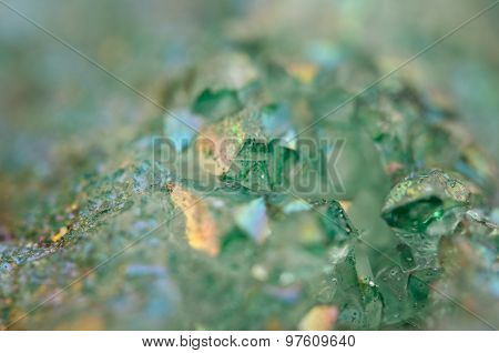 Crystals Agate Sio2 Silicon Dioxide. Macro