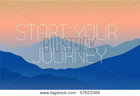 Mountains background