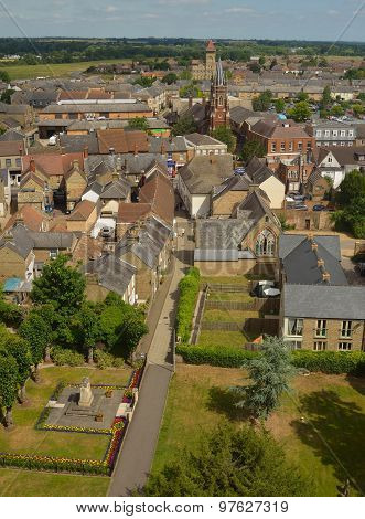 View of Church walk towers and roofs