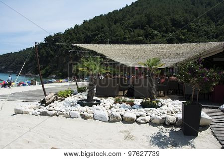 Beach Restaurant On Paradisos Beach