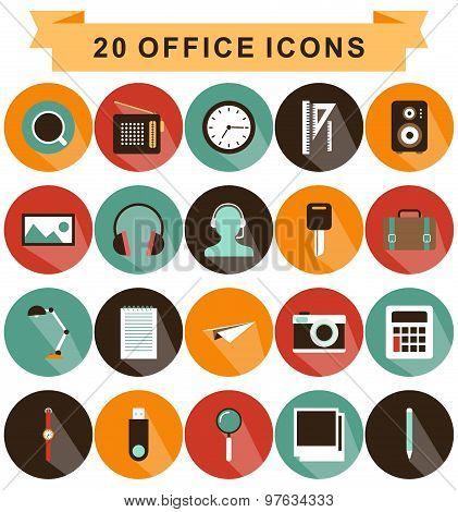 office icons shadow