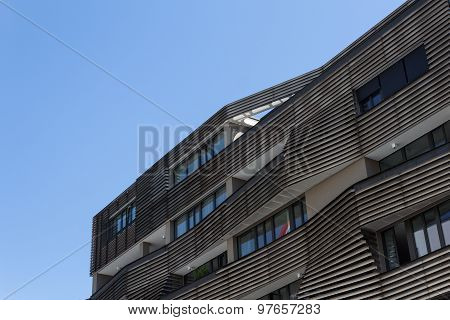 modern building facade - residential house