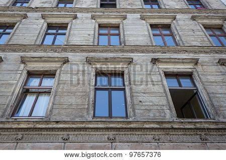 old building facade residential
