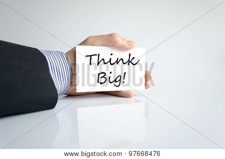Think Big Hand Concept