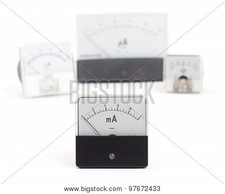 Old Meter Isolated