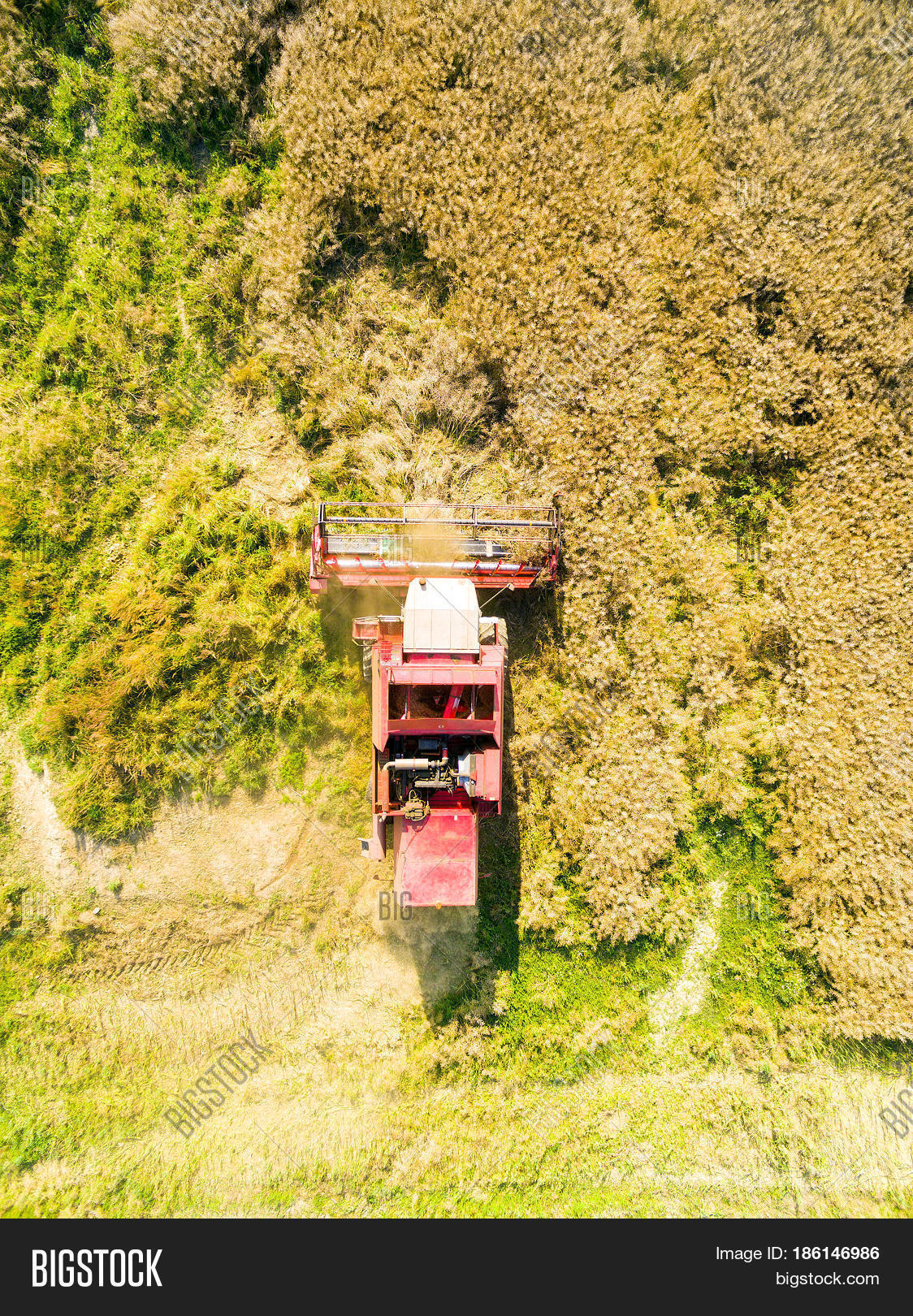 Aerial View Combine Image & Photo (Free Trial) | Bigstock