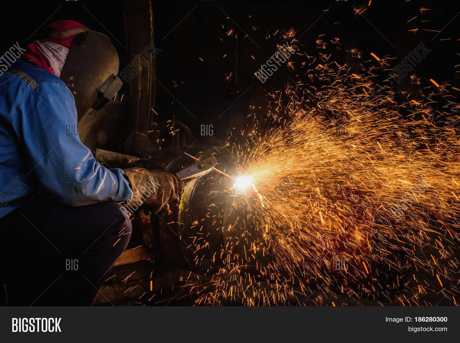 Gouging Welding Steel Image & Photo (Free Trial) Bigstock
