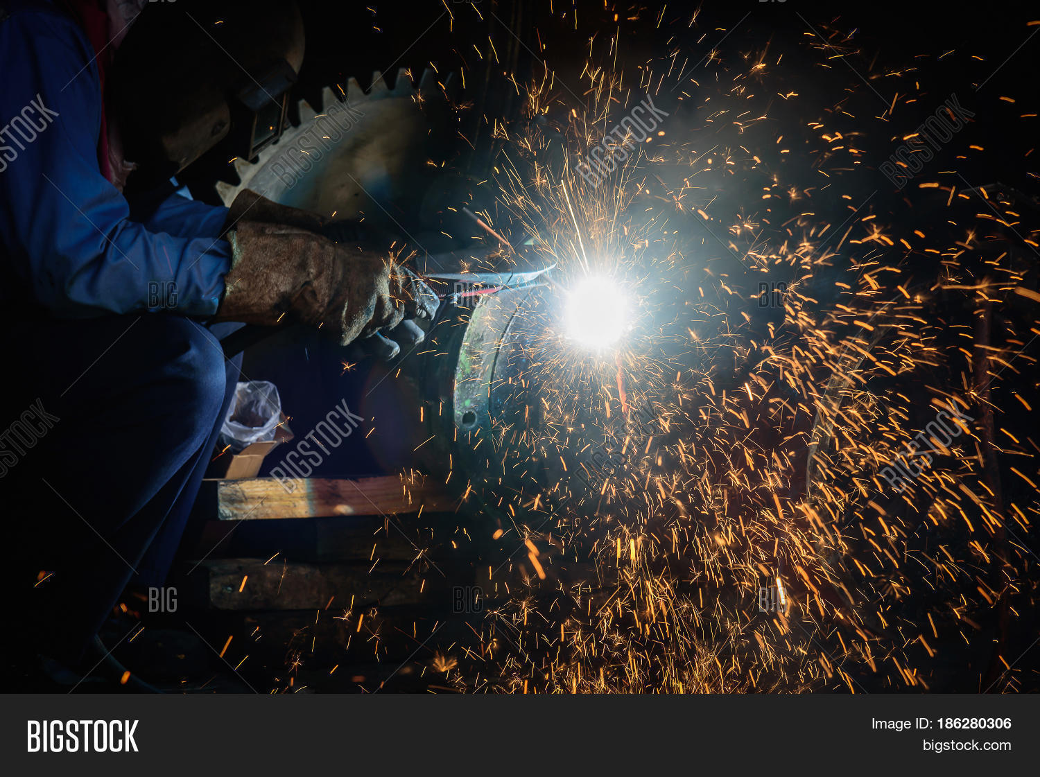 Gouging Welding Steel Image & Photo (Free Trial) Bigstock