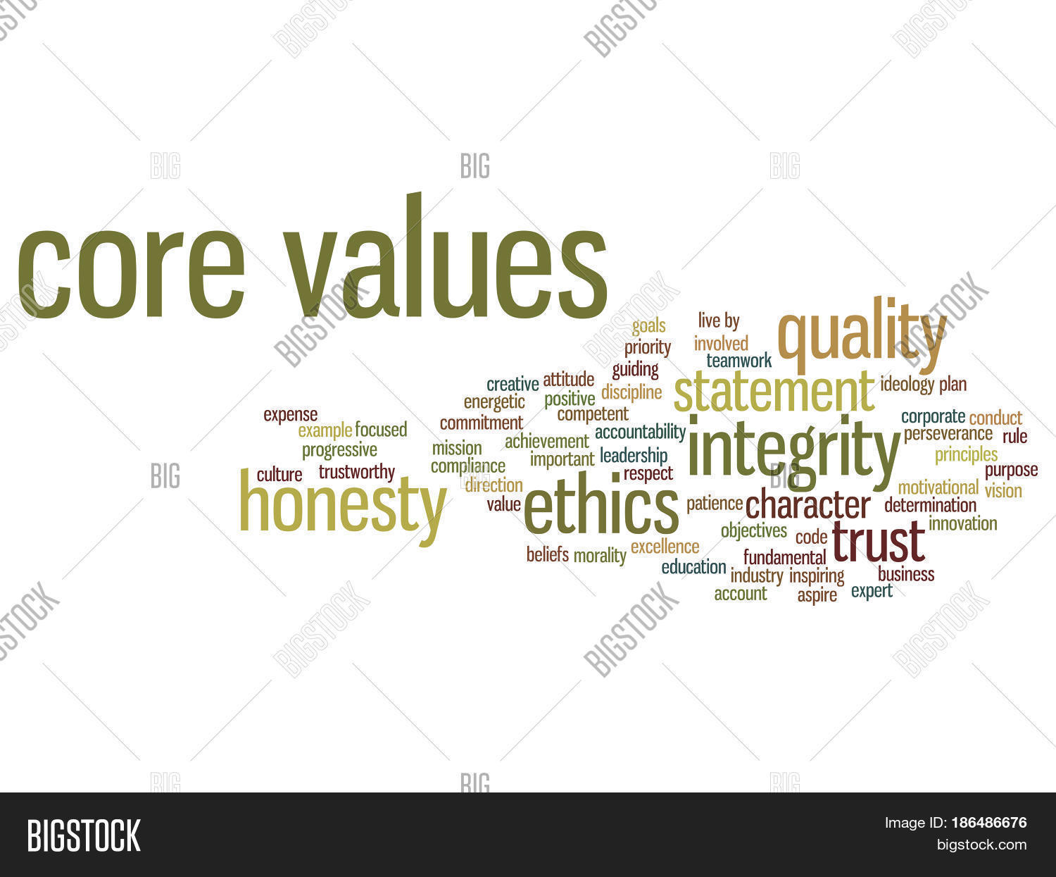 Conceptual Core Values Image & Photo (Free Trial) | Bigstock