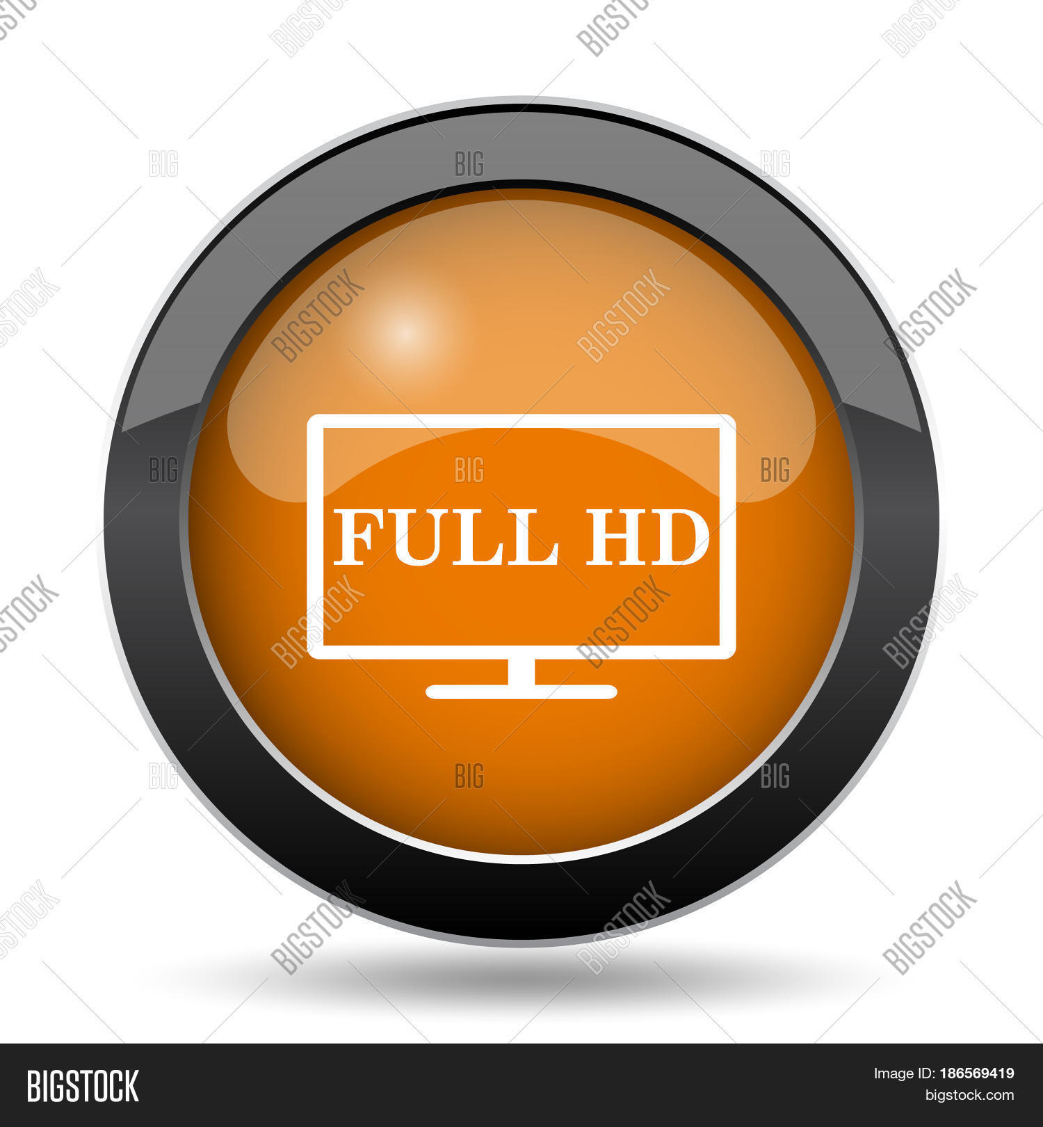 Full Hd Icon Image & Photo (Free Trial) | Bigstock