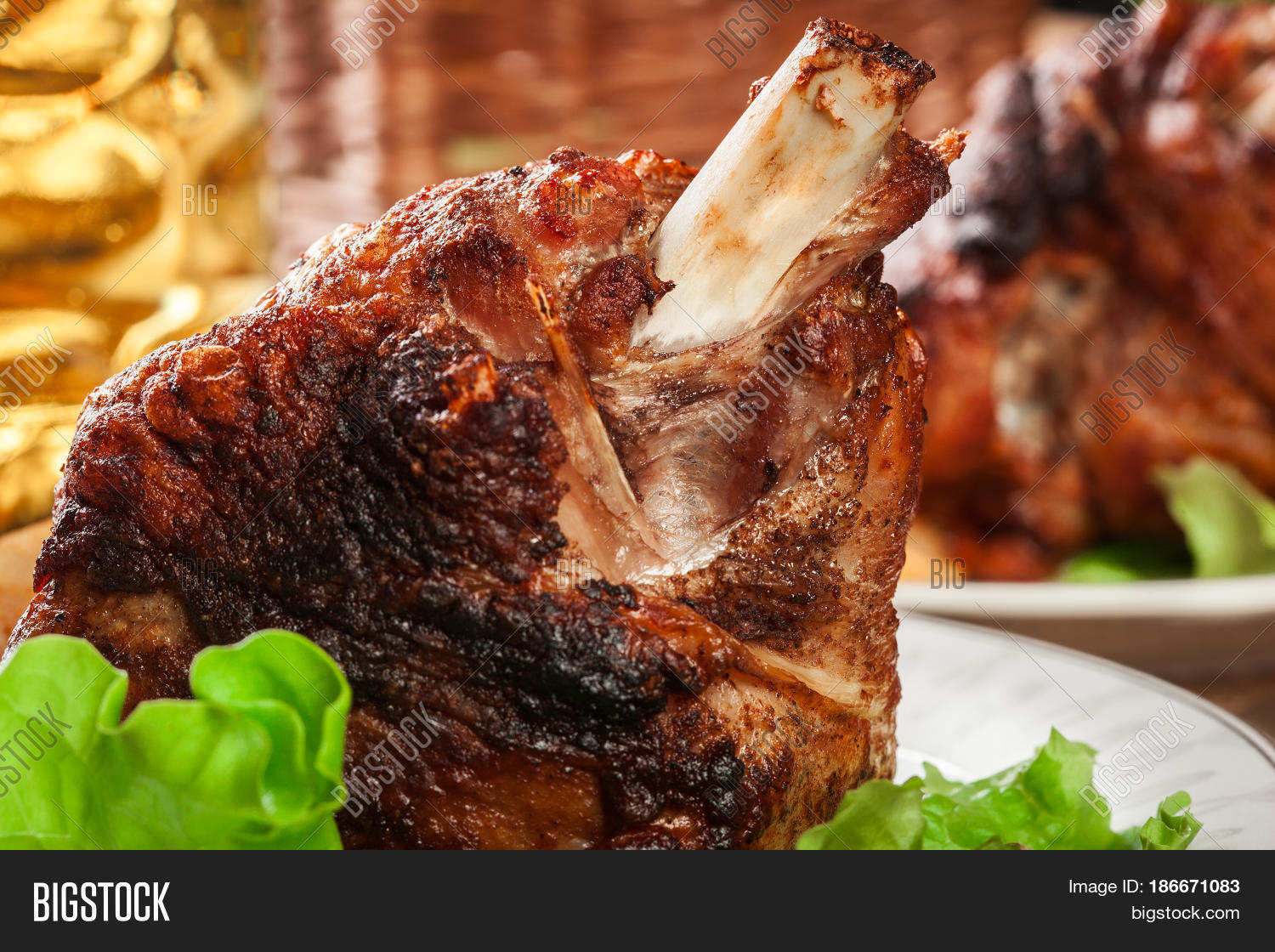 Roasted Turkey Knuckle Image & Photo (Free Trial) Bigstock