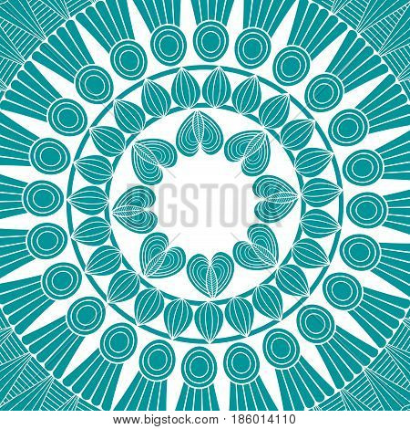 mandala pattern. vintage elements in oriental style. texture for wallpaper vector illustration