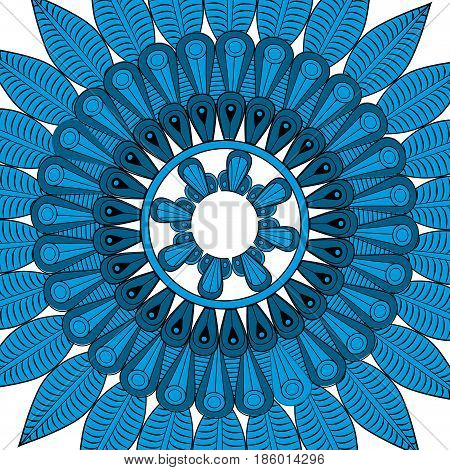 mandala pattern. vintage elements in oriental style. texture for wallpaper vector illustration