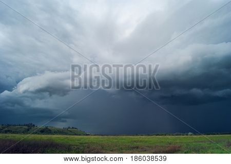 The storm is coming to the valley.