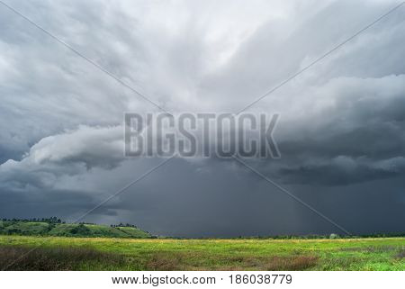 The storm is coming to the valley.