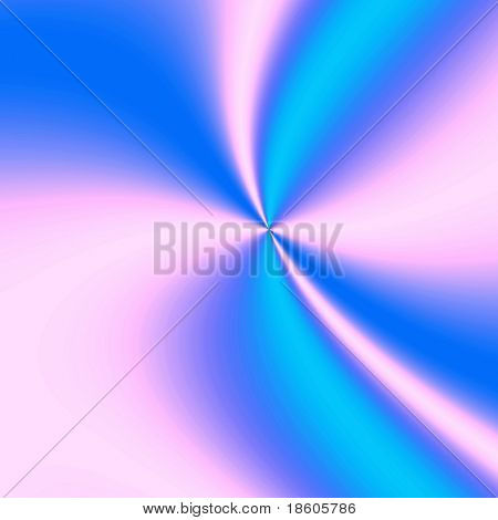 Hiperespacio azul-rosa fantasía
