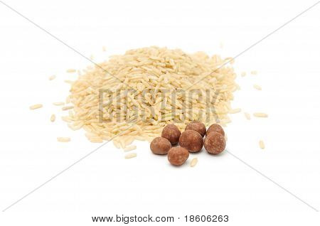 Arroz integral e Chocolate