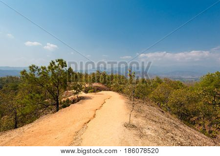 Pai Canyon In North Thailand
