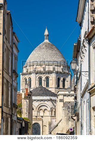 Saint Peter Cathedral of Angouleme built in the Romanesque architectural style - France, Charente