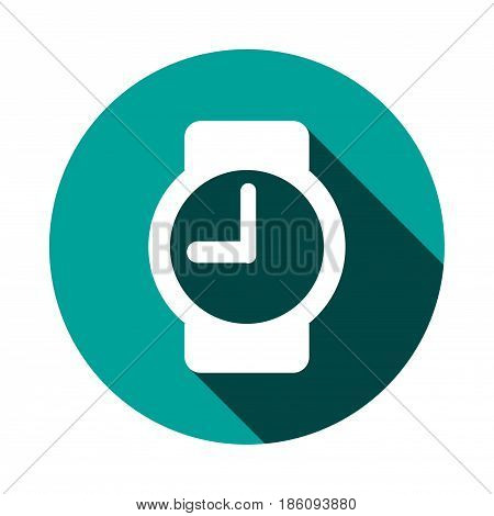 wristwatch icon  stock vector illustration flat design
