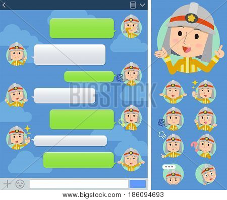 Firefighter Man Sns Window