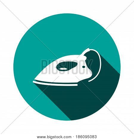 electric iron icon stock vector illustration flat design