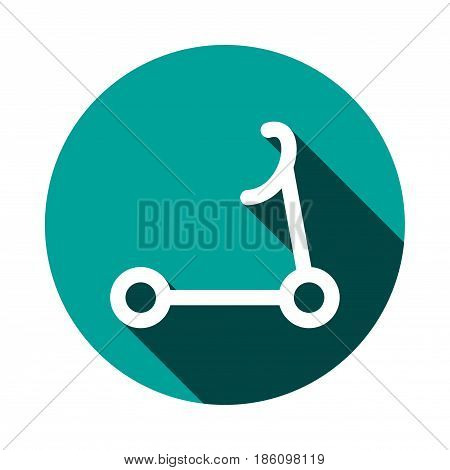 scooter icon stock vector illustration flat design