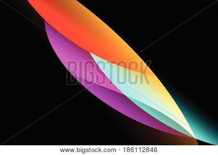 abstract wave reflect colorful background.vector and illustration