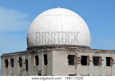 Area 35.(Ploshadka 35 ru.)Sary Shagan.Former Soviet  anti-ballistic missile testing range.Kazakhstan.May 6, 2017.Sary Shagan.Kazakhstan