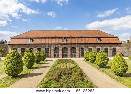 View To Old Building In The Complex Of Castle Phillipsruhe In Hanau